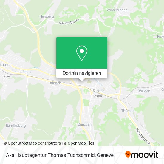 Axa Hauptagentur Thomas Tuchschmid Karte