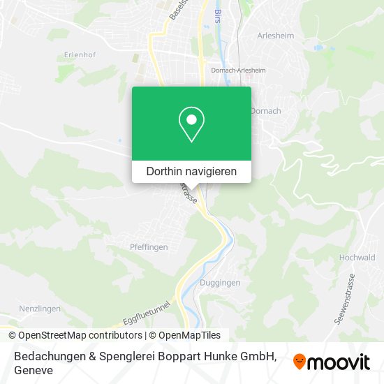 Bedachungen & Spenglerei Boppart Hunke GmbH Karte