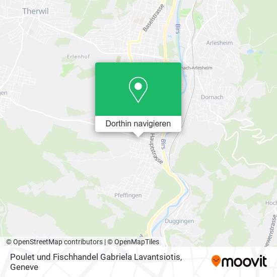 Poulet und Fischhandel Gabriela Lavantsiotis Karte