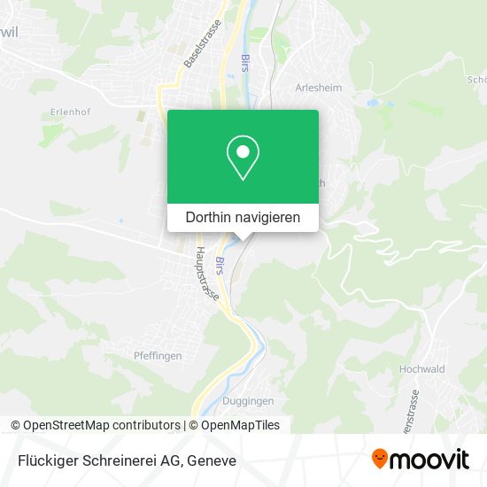 Flückiger Schreinerei AG Karte