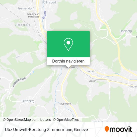 Ubz Umwelt-Beratung Zimmermann Karte