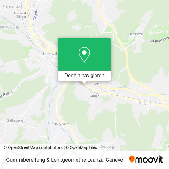 Gummibereifung & Lenkgeometrie Leanza Karte