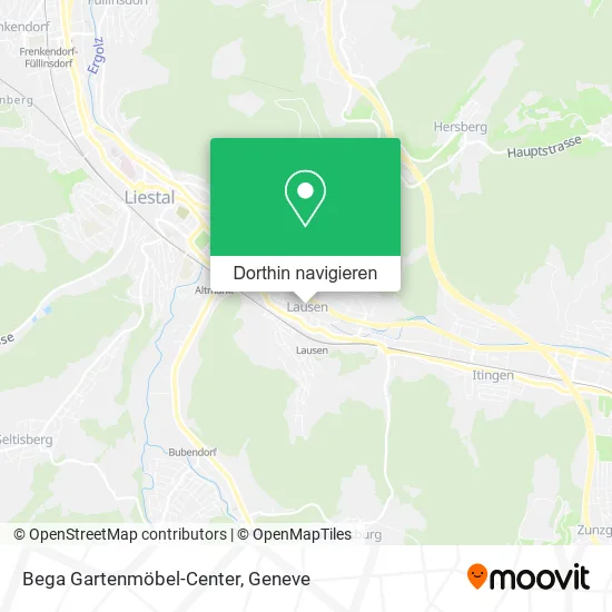 Bega Gartenmöbel-Center Karte