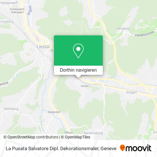 La Pusata Salvatore Dipl. Dekorationsmaler Karte