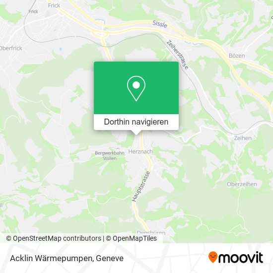 Acklin Wärmepumpen Karte