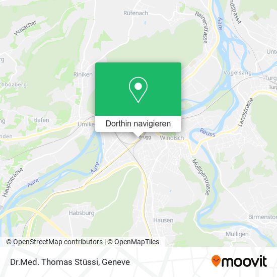 Dr.Med. Thomas Stüssi Karte