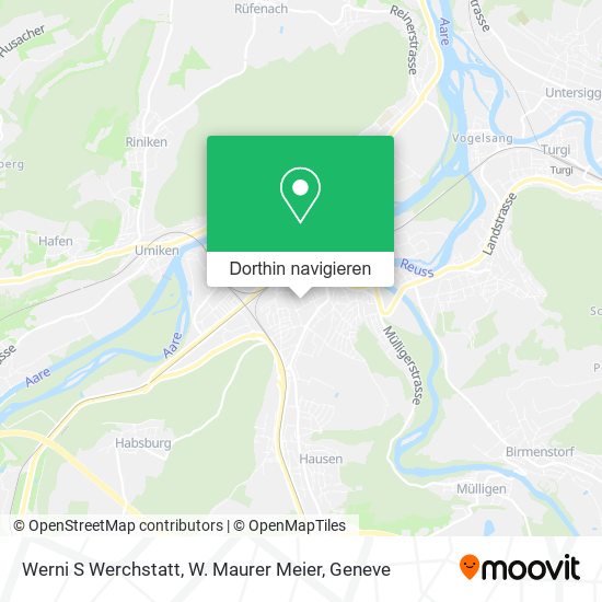 Werni S Werchstatt, W. Maurer Meier Karte