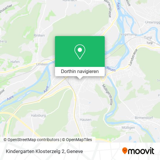 Kindergarten Klosterzelg 2 Karte