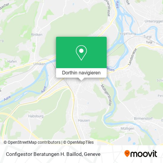 Configestor Beratungen H. Baillod Karte