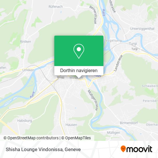 Shisha Lounge Vindonissa Karte
