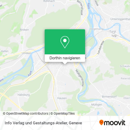Info Verlag und Gestaltungs-Atelier Karte