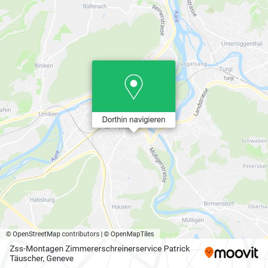 Zss-Montagen Zimmererschreinerservice Patrick Täuscher Karte