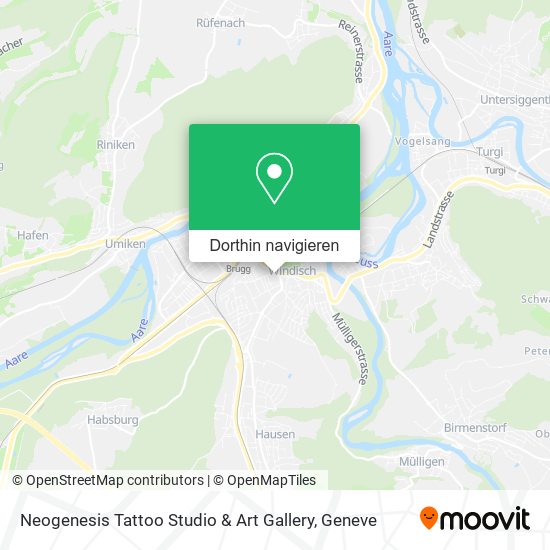 Neogenesis Tattoo Studio & Art Gallery Karte