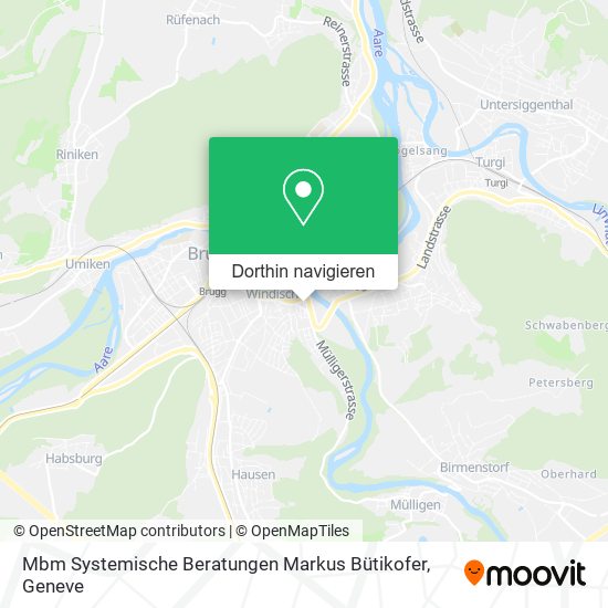 Mbm Systemische Beratungen Markus Bütikofer Karte