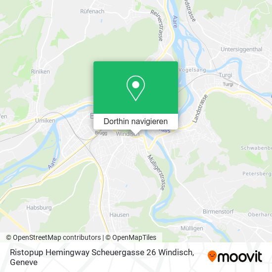 Ristopup Hemingway Scheuergasse 26 Windisch Karte