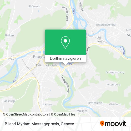 Biland Myriam Massagepraxis Karte
