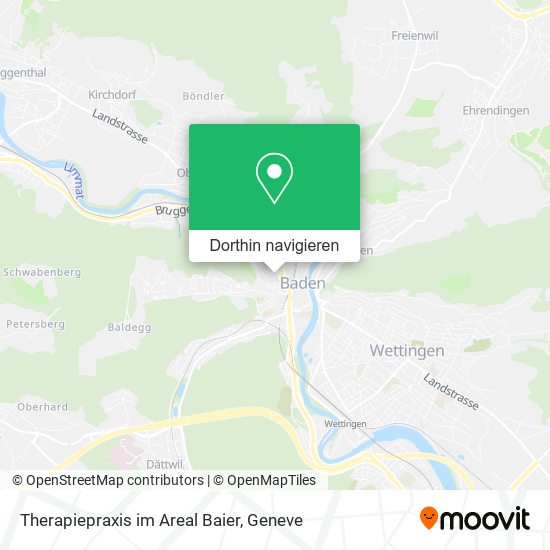 Therapiepraxis im Areal Baier Karte