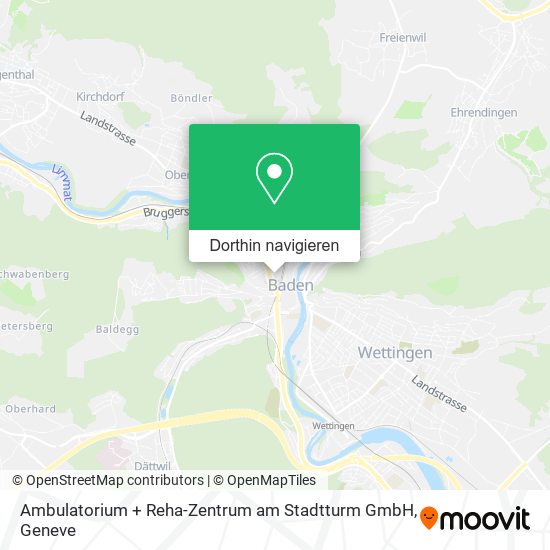 Ambulatorium + Reha-Zentrum am Stadtturm GmbH Karte