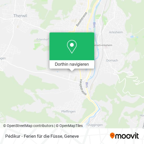 Pédikur - Ferien für die Füsse Karte