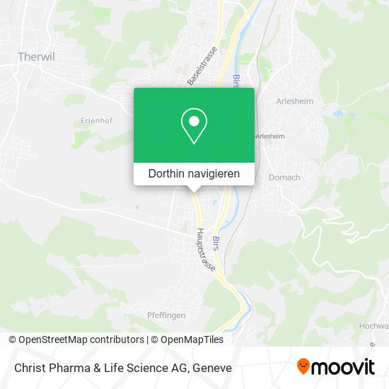 Christ Pharma & Life Science AG Karte