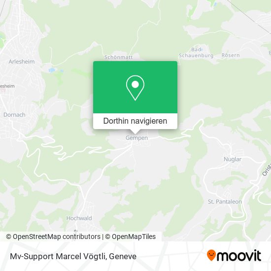 Mv-Support Marcel Vögtli Karte