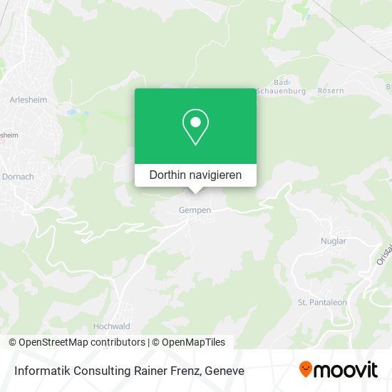 Informatik Consulting Rainer Frenz Karte