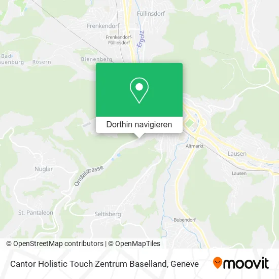 Cantor Holistic Touch Zentrum Baselland Karte