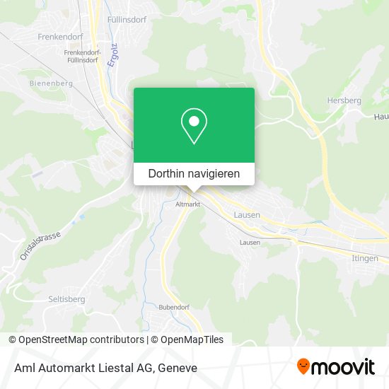 Aml Automarkt Liestal AG Karte