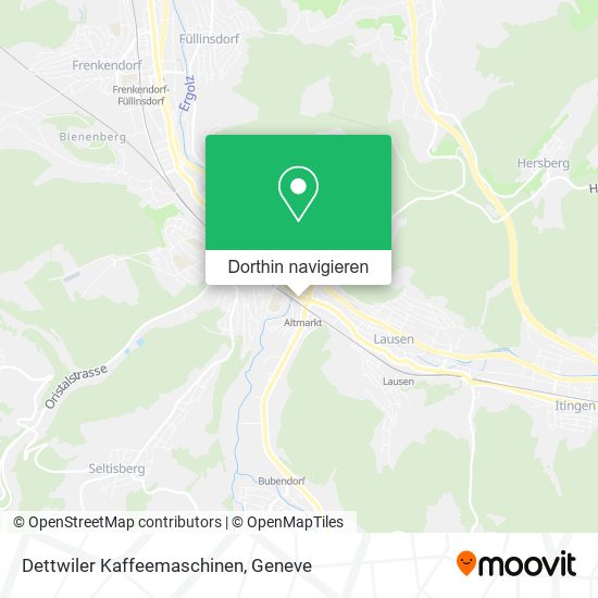Dettwiler Kaffeemaschinen Karte