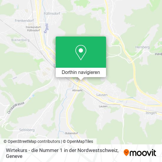 Wirtekurs - die Nummer 1 in der Nordwestschweiz Karte