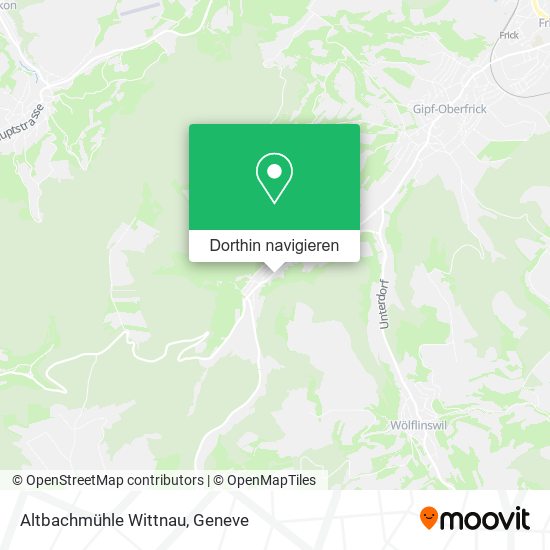 Altbachmühle Wittnau Karte