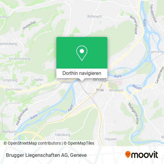 Brugger Liegenschaften AG Karte