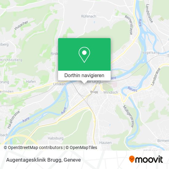 Augentagesklinik Brugg Karte