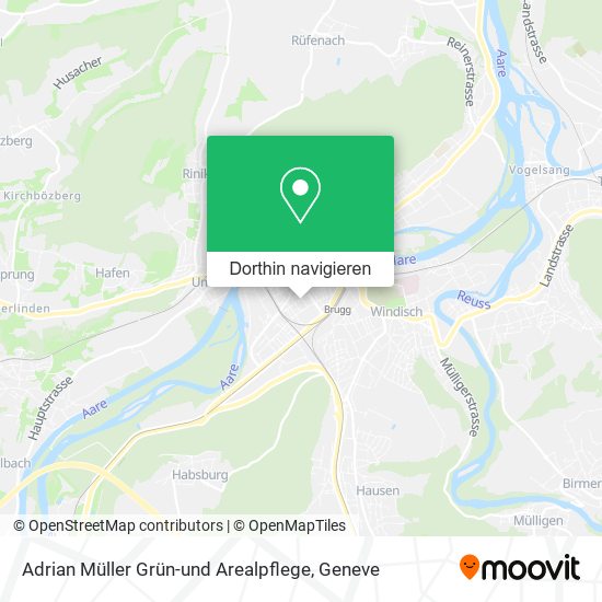 Adrian Müller Grün-und Arealpflege Karte