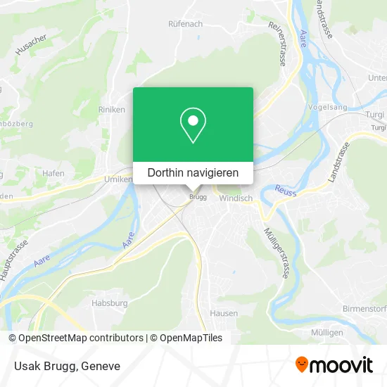 Usak Brugg Karte