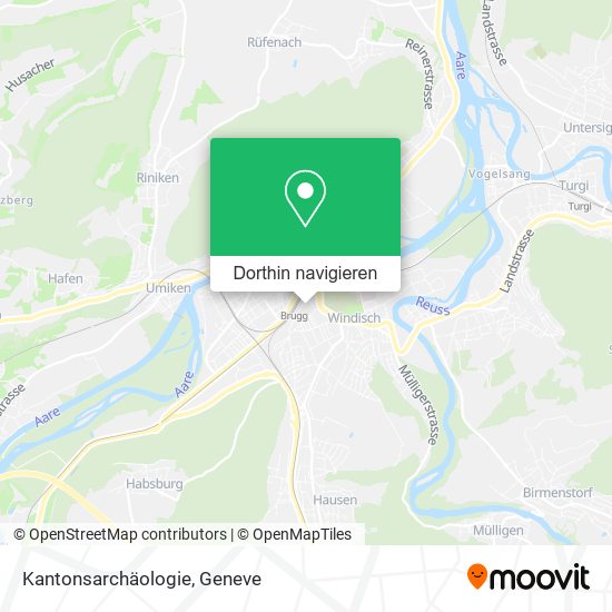 Kantonsarchäologie Karte