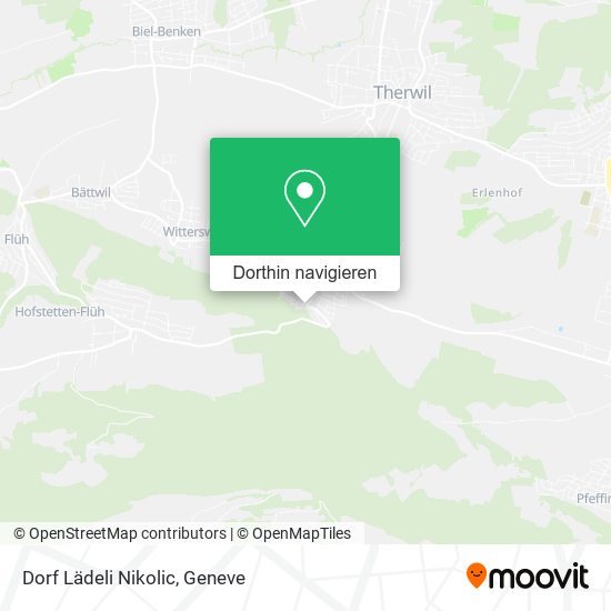 Dorf Lädeli Nikolic Karte