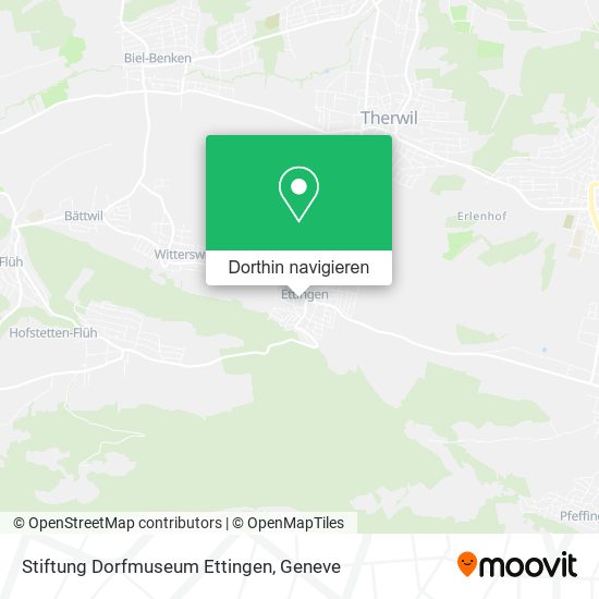 Stiftung Dorfmuseum Ettingen Karte