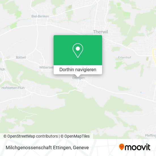 Milchgenossenschaft Ettingen Karte