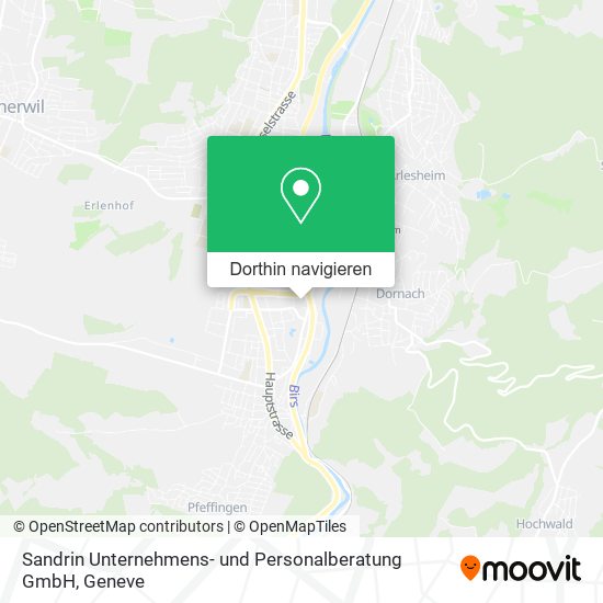 Sandrin Unternehmens- und Personalberatung GmbH Karte