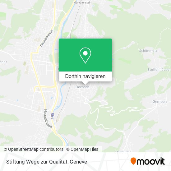 Stiftung Wege zur Qualität Karte