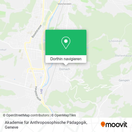 Akademie für Anthroposophische Pädagogik Karte