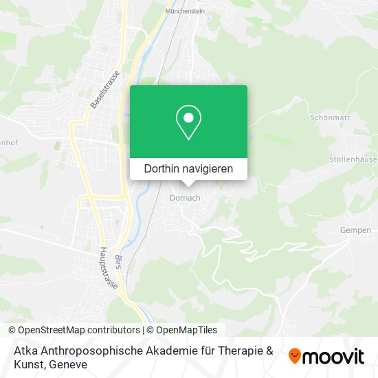 Atka Anthroposophische Akademie für Therapie & Kunst Karte