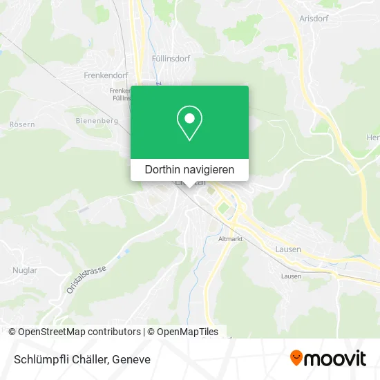 Schlümpfli Chäller Karte