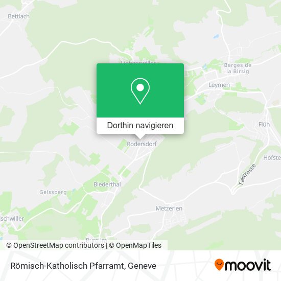 Römisch-Katholisch Pfarramt Karte