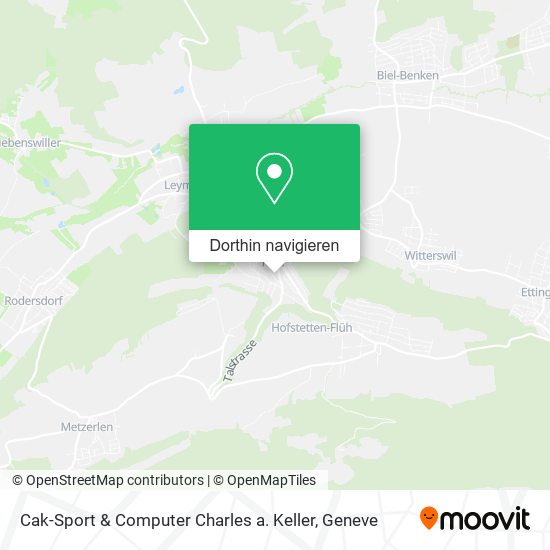 Cak-Sport & Computer Charles a. Keller Karte