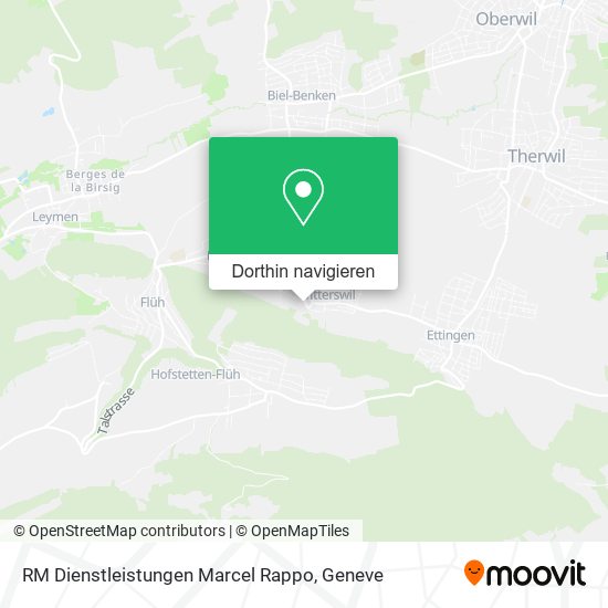RM Dienstleistungen Marcel Rappo Karte