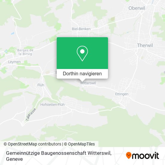 Gemeinnützige Baugenossenschaft Witterswil Karte