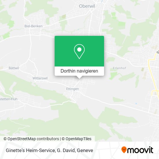 Ginette's Heim-Service, G. David Karte
