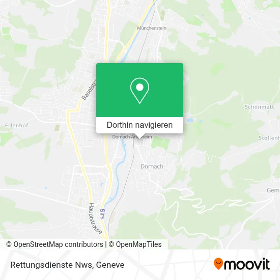 Rettungsdienste Nws Karte